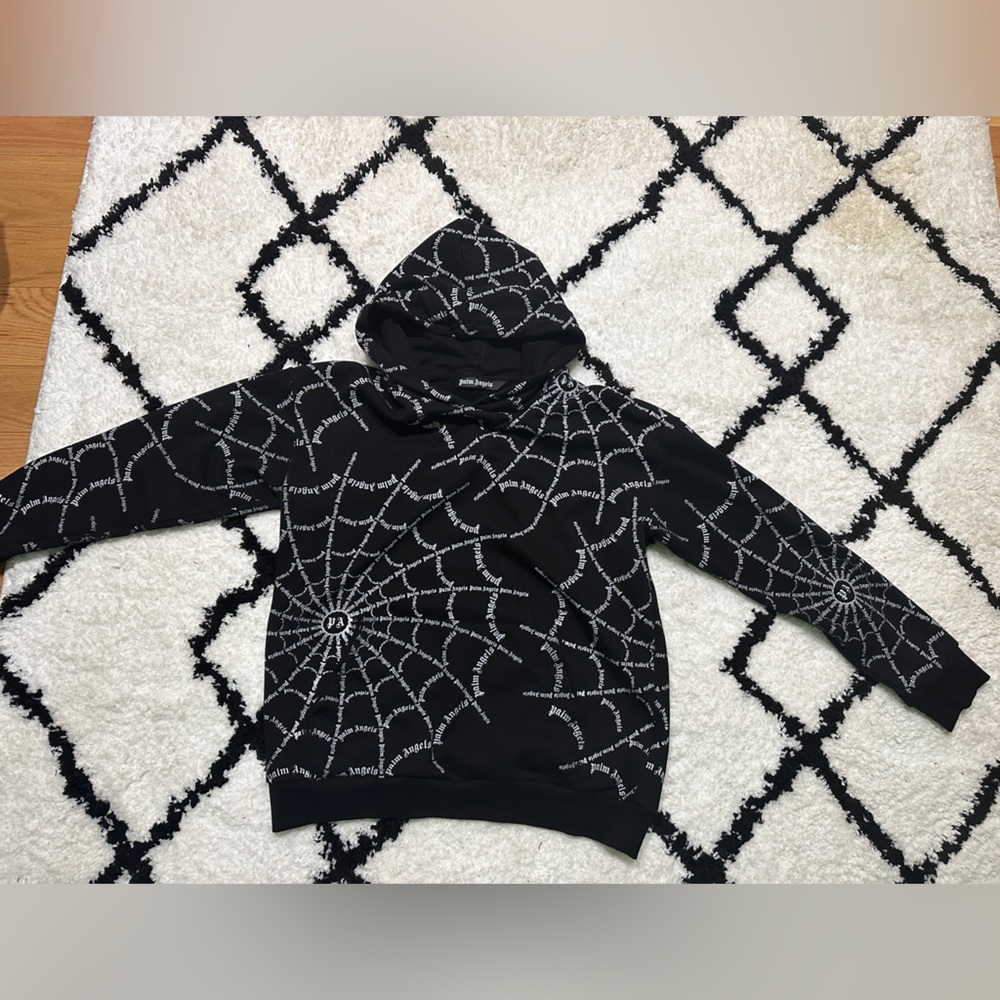 Palm Angels Spider Web Hoodie